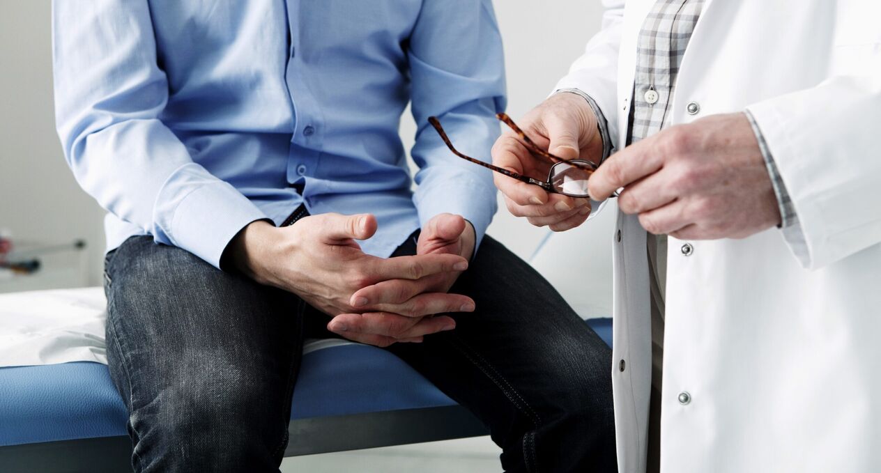 obiščite zdravnika za prostatitis